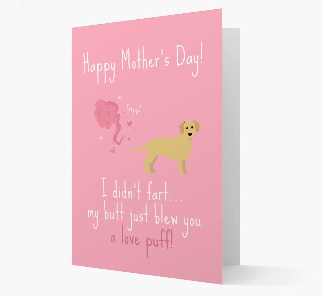 'Love Puff' - Personalised {breedFullName} Card
