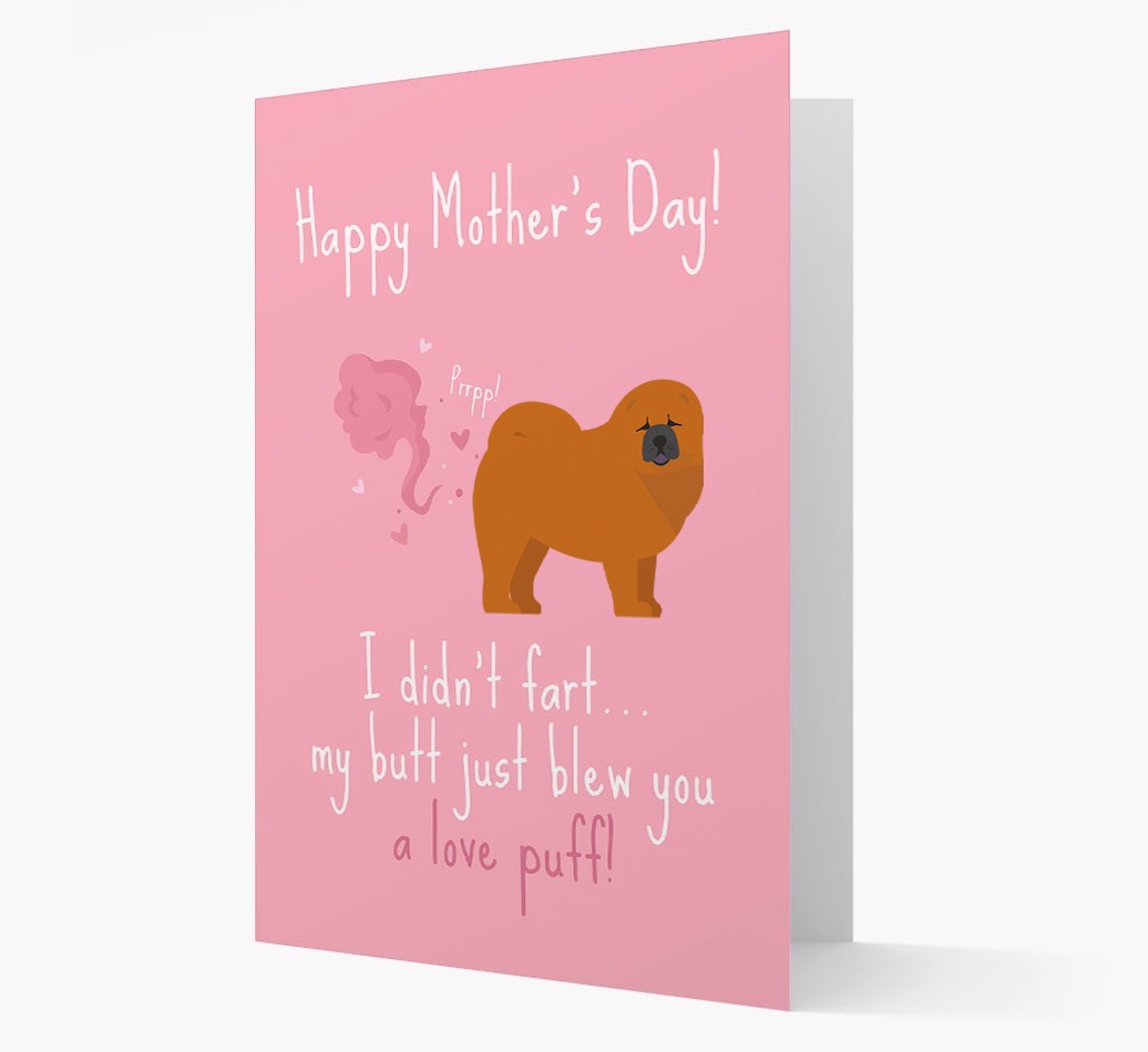 'Love Puff' - Personalised {breedFullName} Card