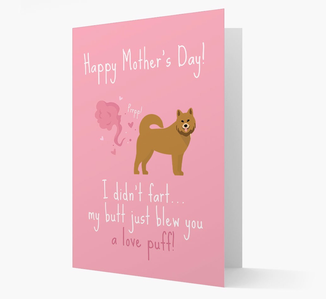 'Love Puff' - Personalised {breedFullName} Card