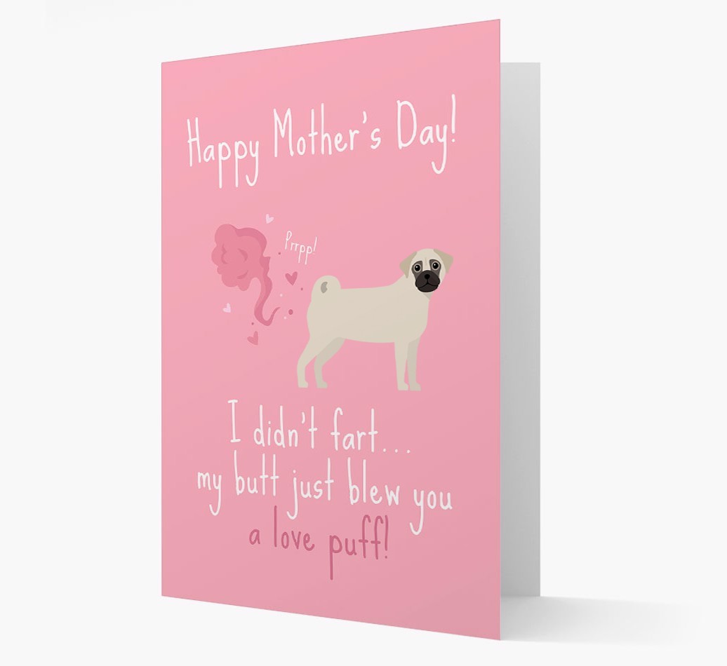 'Love Puff' - Personalised {breedFullName} Card