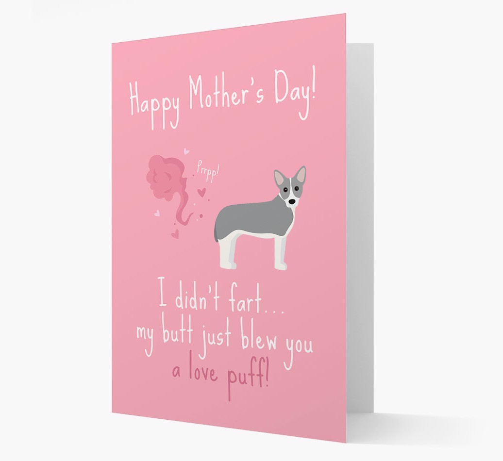 'Love Puff' - Personalised {breedFullName} Card