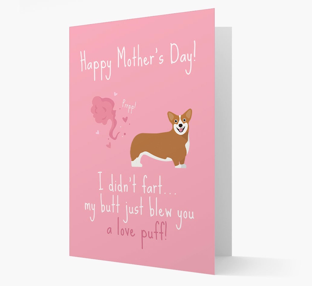'Love Puff' - Personalized {breedFullName} Card