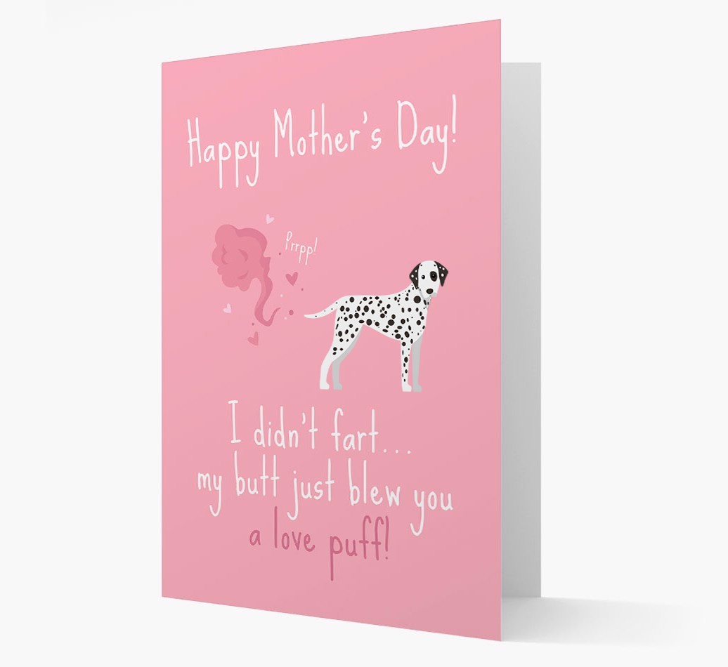 'Love Puff' - Personalised {breedFullName} Card