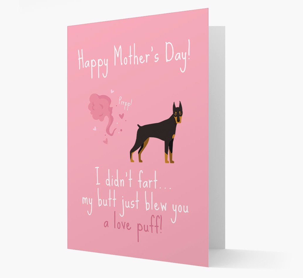 'Love Puff' - Personalised {breedFullName} Card
