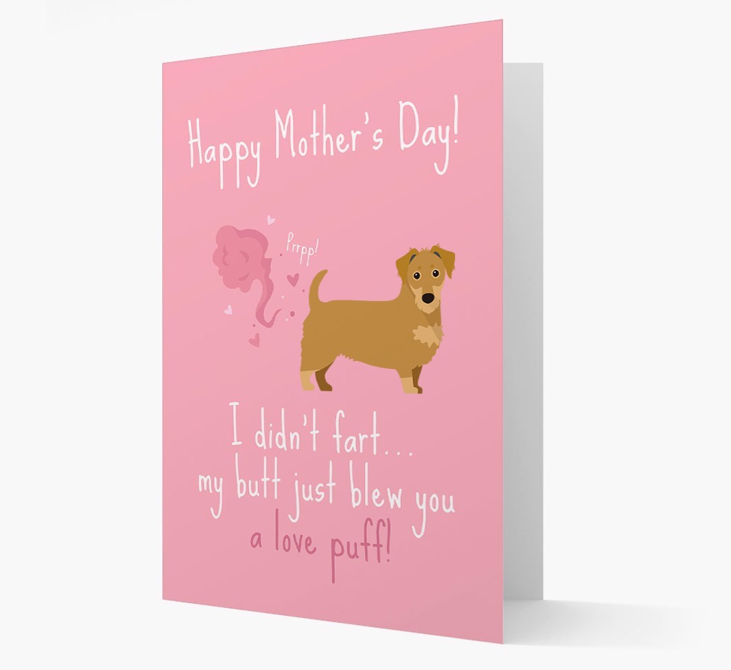 'Love Puff' - Personalised {breedFullName} Card