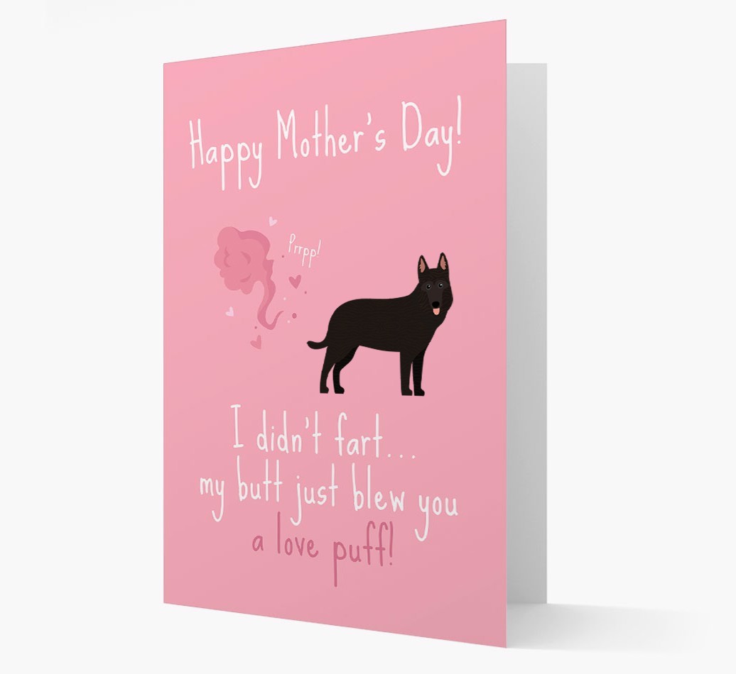 'Love Puff' - Personalised {breedFullName} Card