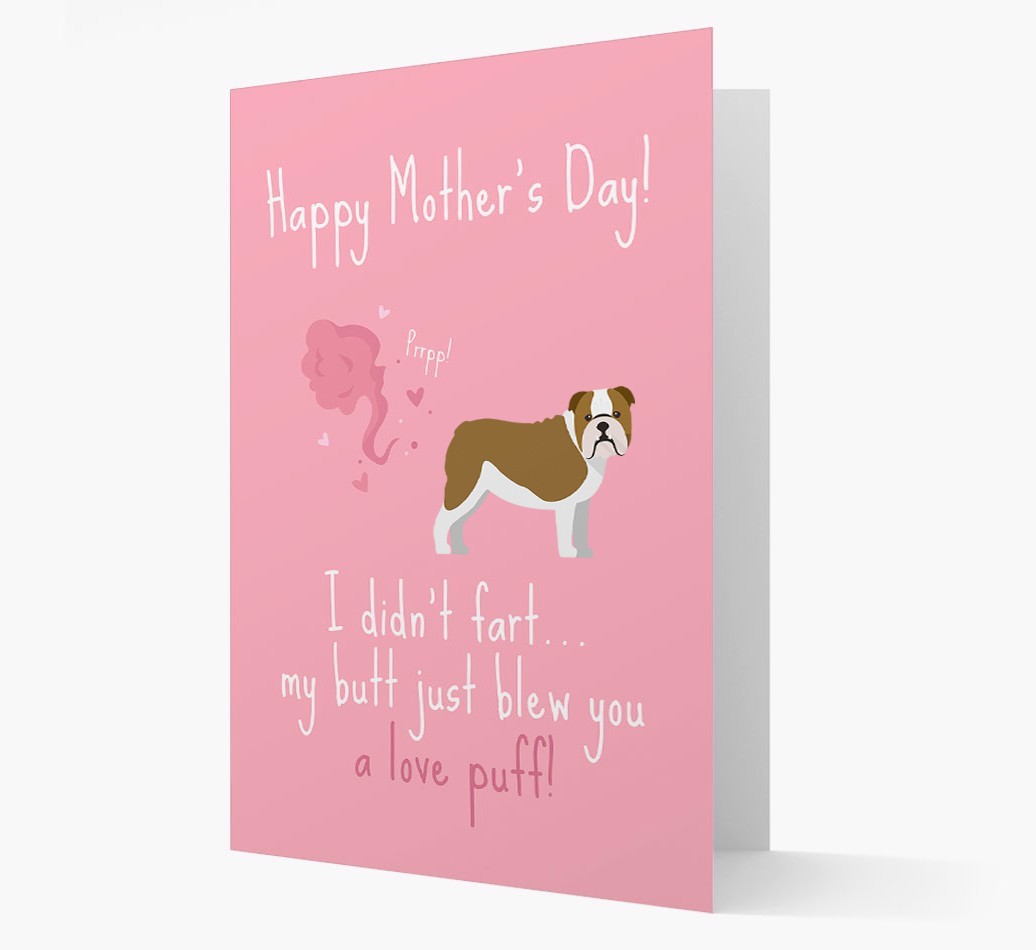 'Love Puff' - Personalised {breedFullName} Card