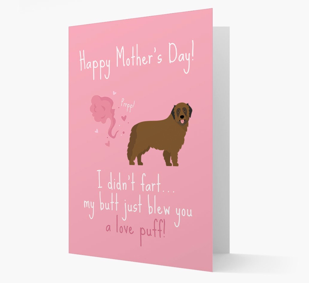'Love Puff' - Personalised {breedFullName} Card