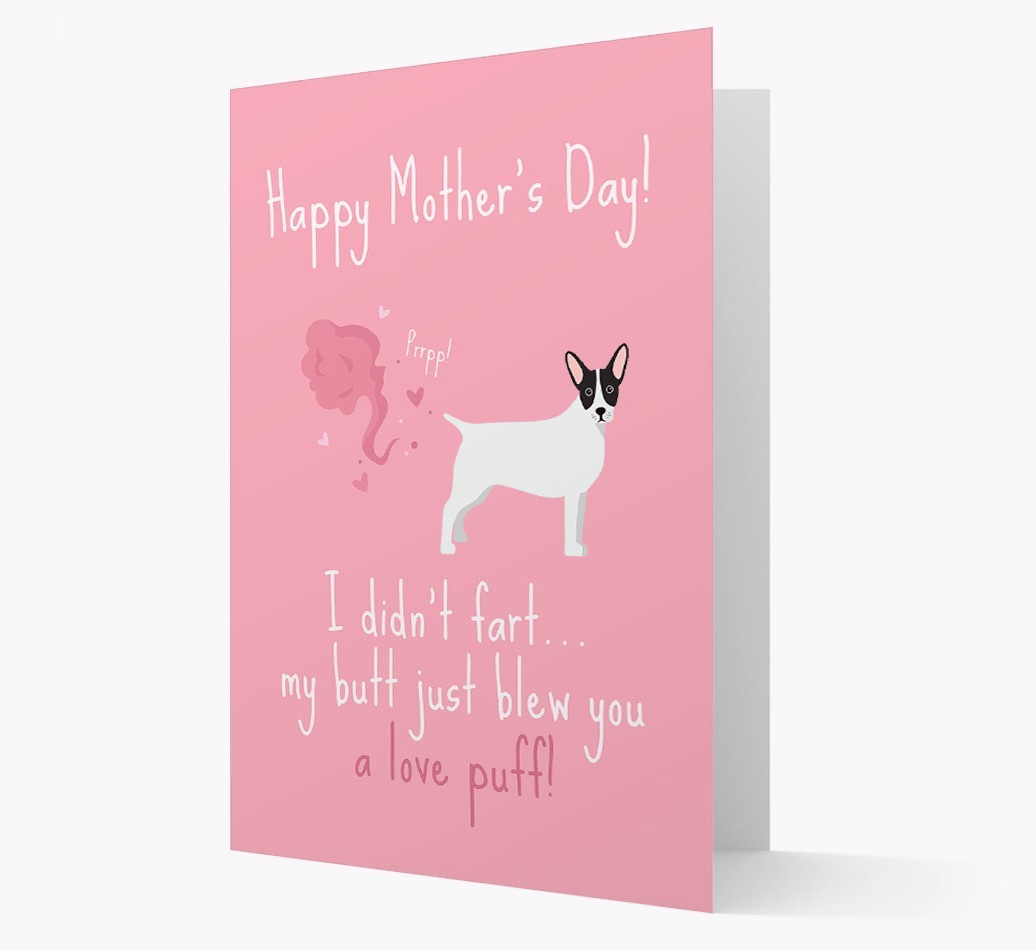 'Love Puff' - Personalised {breedFullName} Card