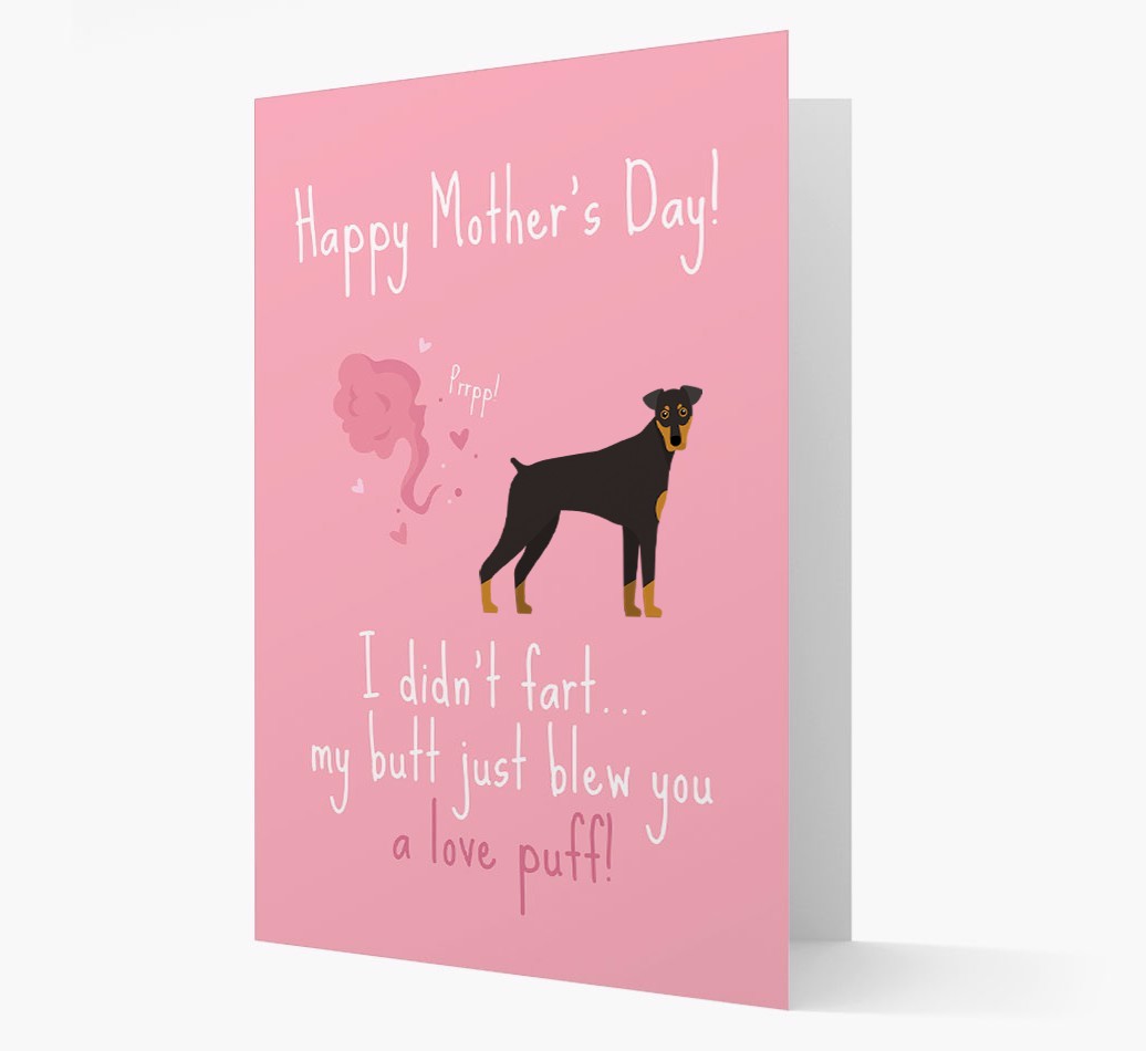 'Love Puff' - Personalised {breedFullName} Card