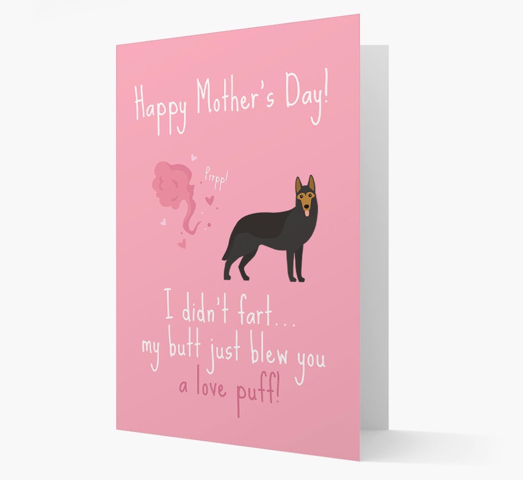 'Love Puff' - Personalised {breedFullName} Card