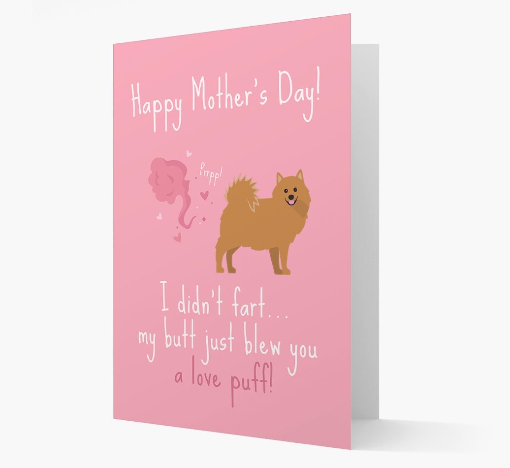 'Love Puff' - Personalised {breedFullName} Card