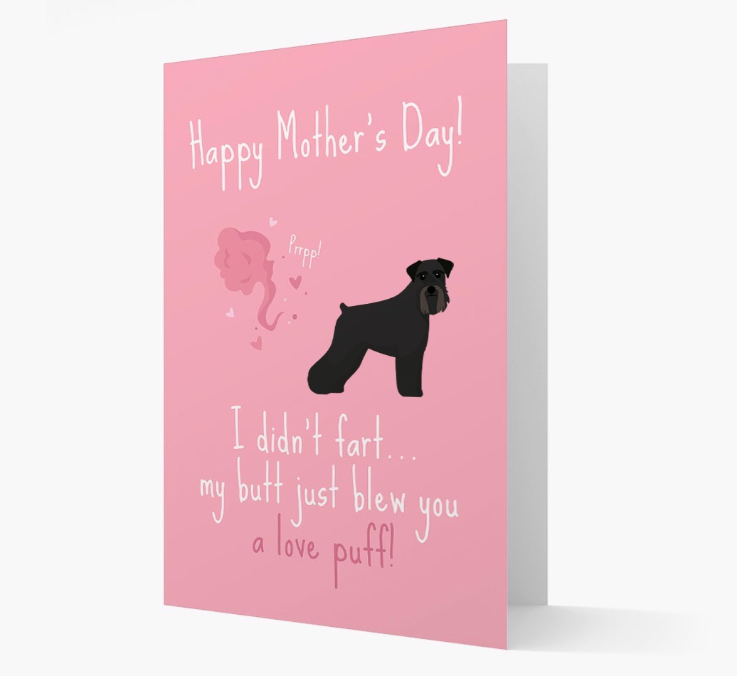 'Love Puff' - Personalised {breedFullName} Card