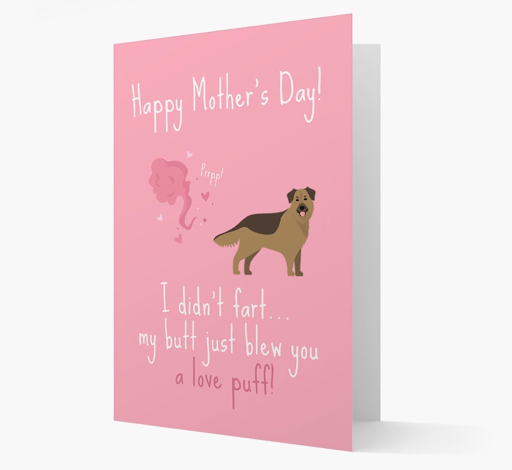 'Love Puff' - Personalised {breedFullName} Card