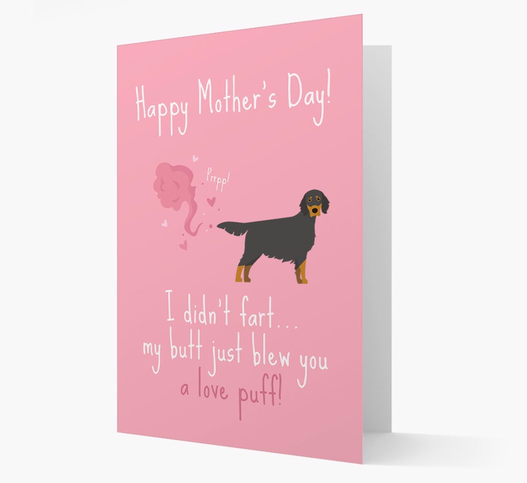 'Love Puff' - Personalised {breedFullName} Card