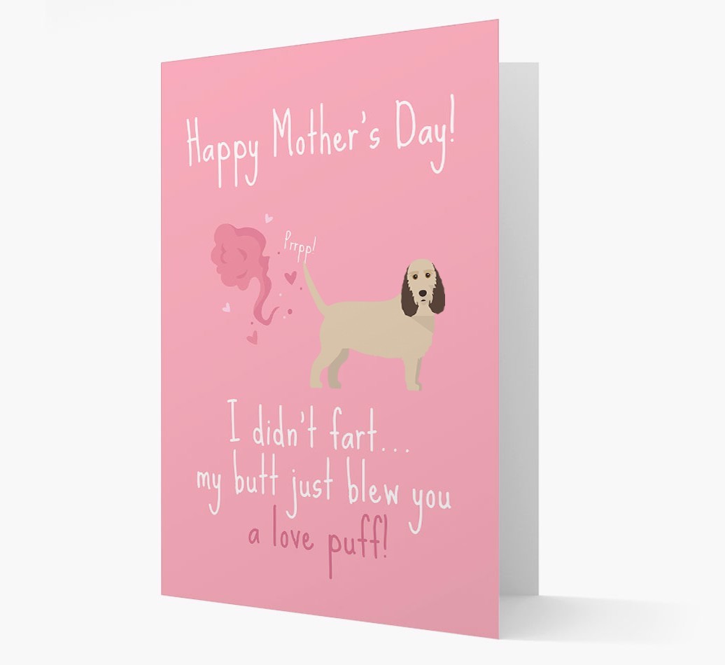 'Love Puff' - Personalised {breedFullName} Card