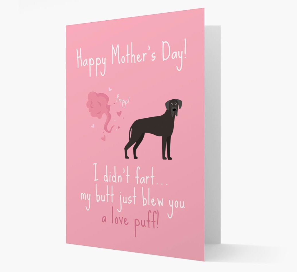 'Love Puff' - Personalised {breedFullName} Card