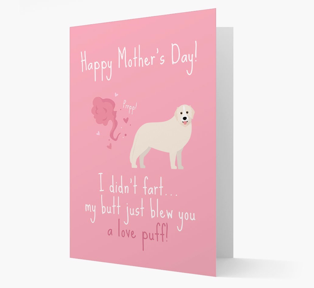 'Love Puff' - Personalised {breedFullName} Card