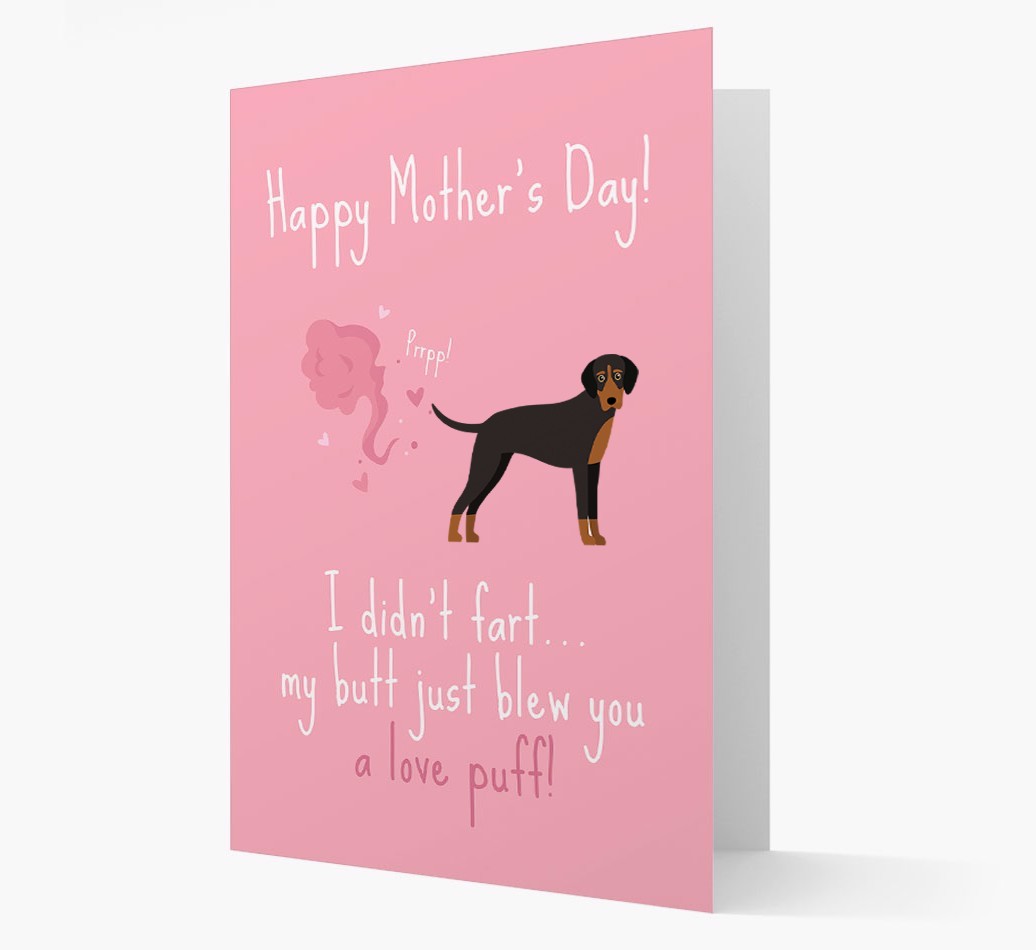 'Love Puff' - Personalised {breedFullName} Card