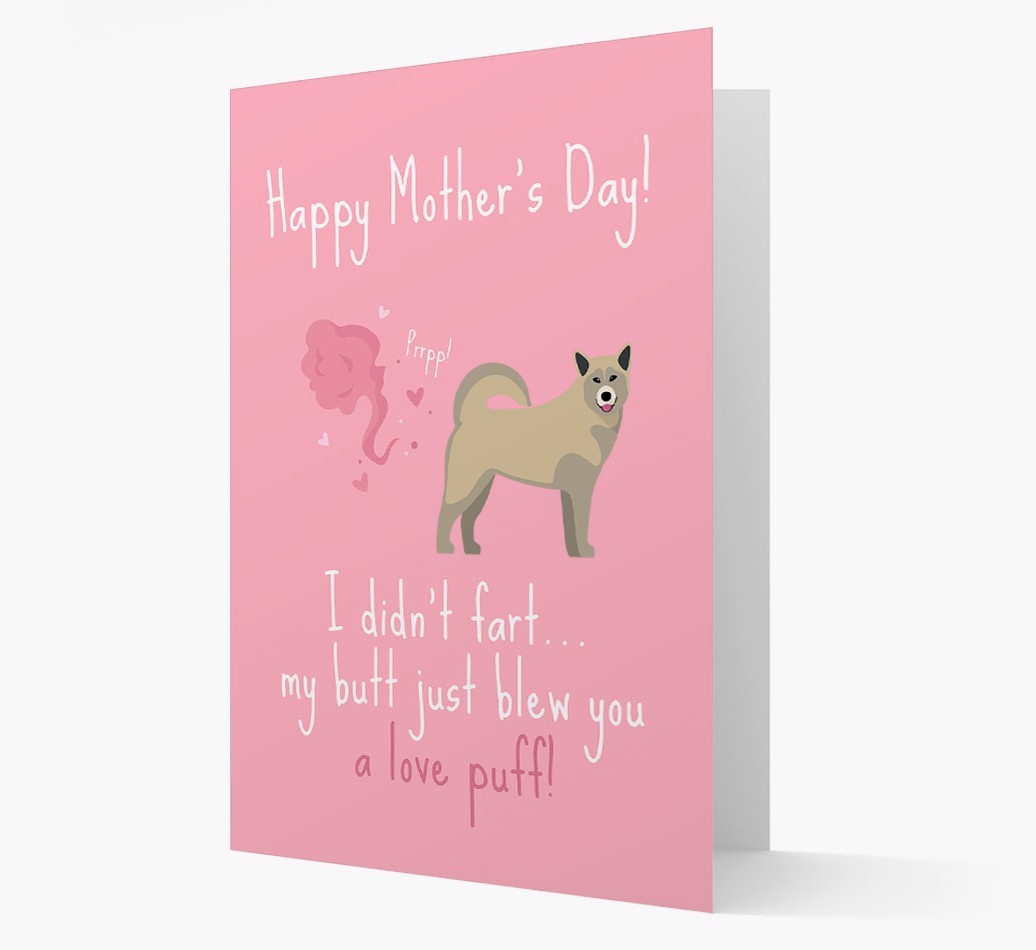'Love Puff' - Personalized {breedFullName} Card