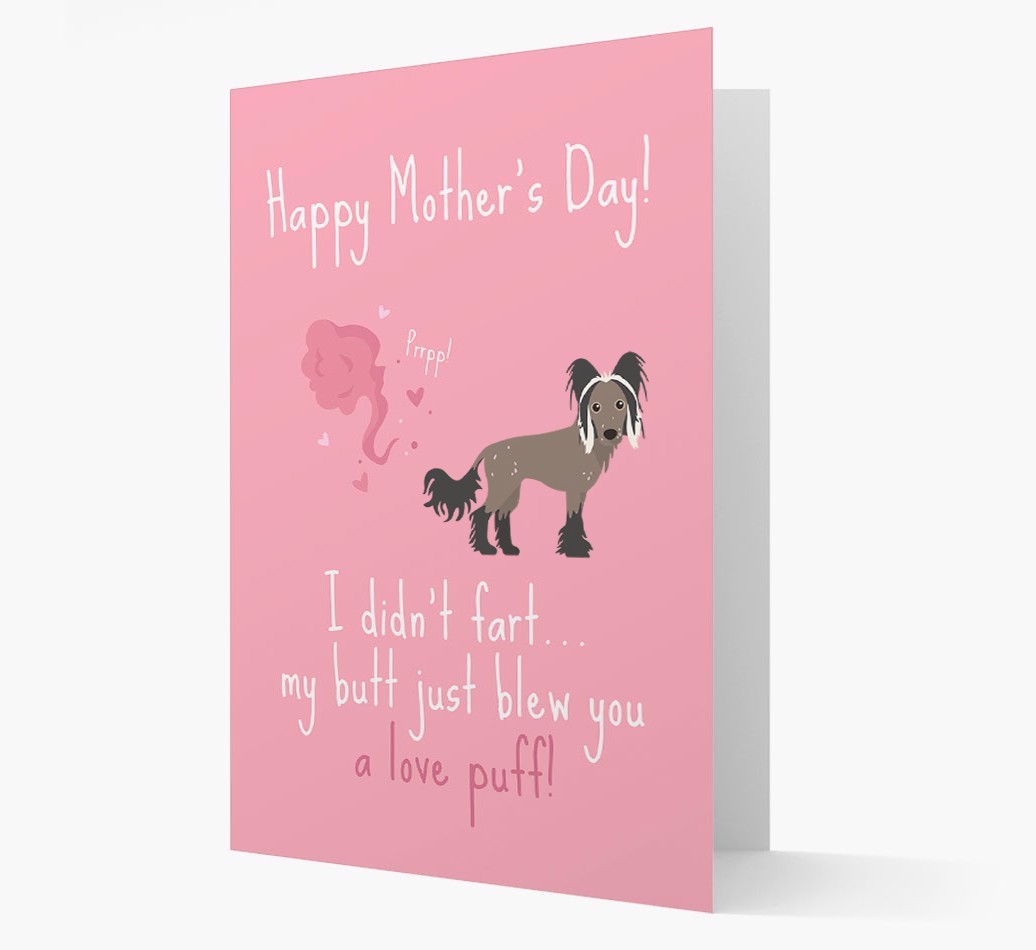 'Love Puff' - Personalised {breedFullName} Card