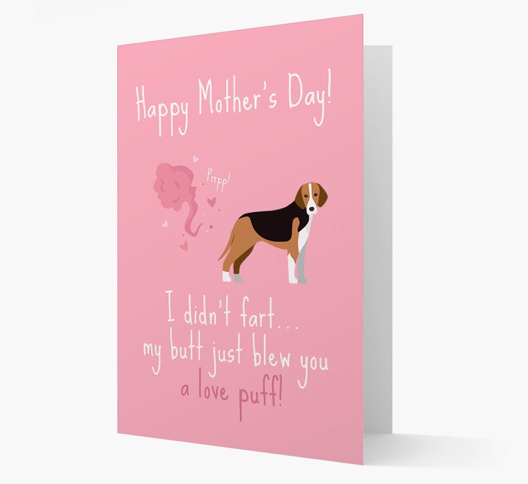 'Love Puff' - Personalised {breedFullName} Card