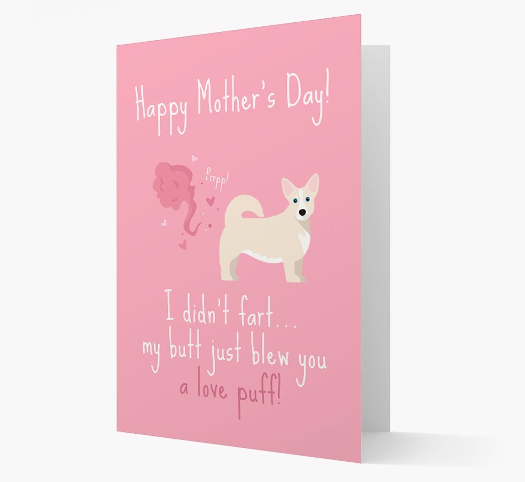 'Love Puff' - Personalised {breedFullName} Card