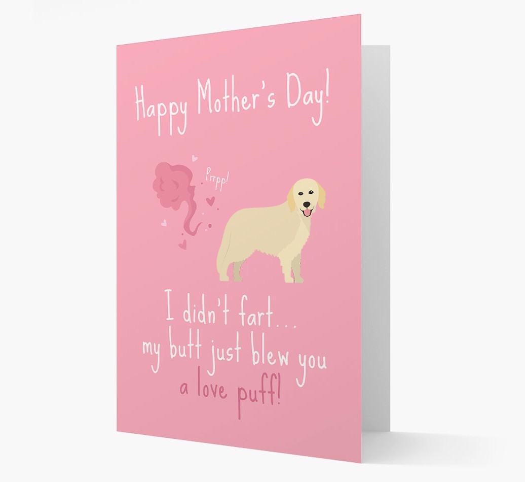 'Love Puff' - Personalized {breedFullName} Card