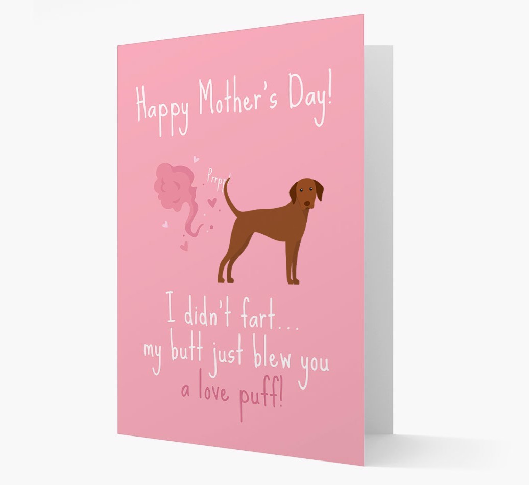 'Love Puff' - Personalized {breedFullName} Card
