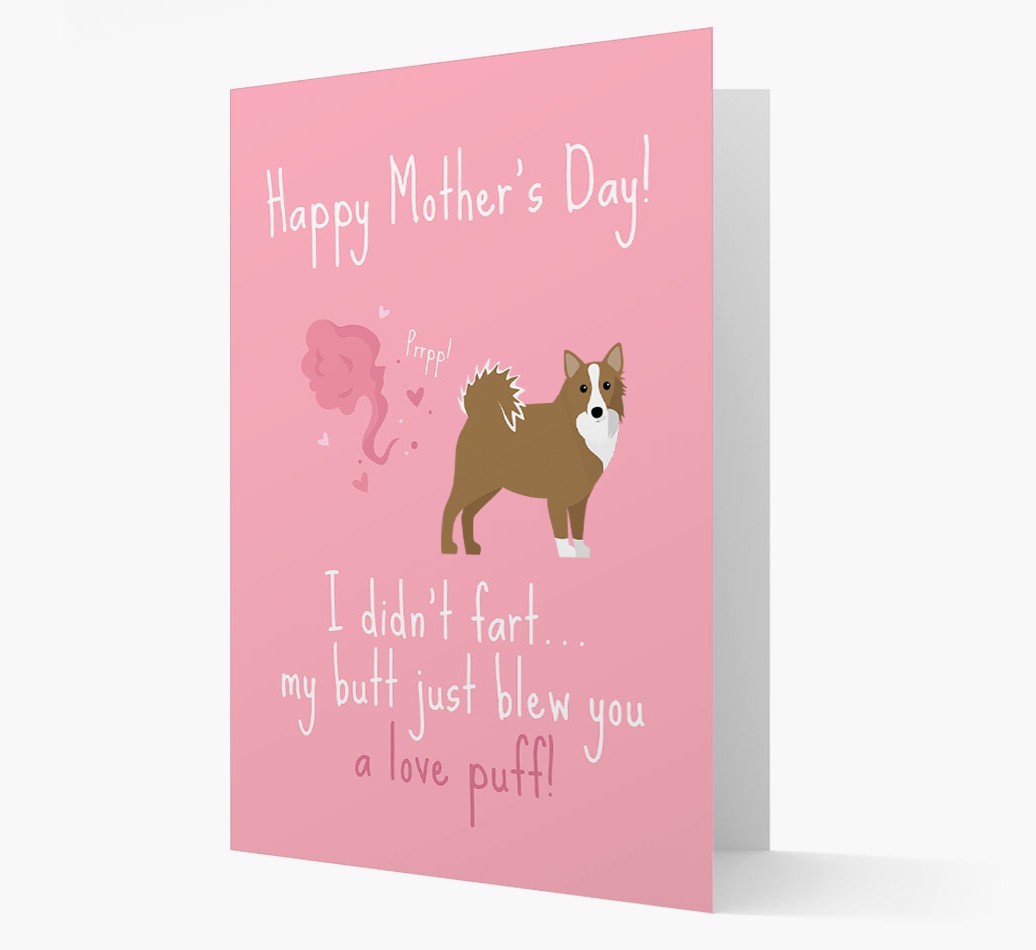 'Love Puff' - Personalized {breedFullName} Card