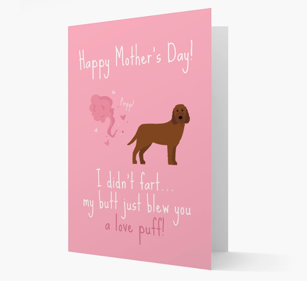 'Love Puff' - Personalised {breedFullName} Card