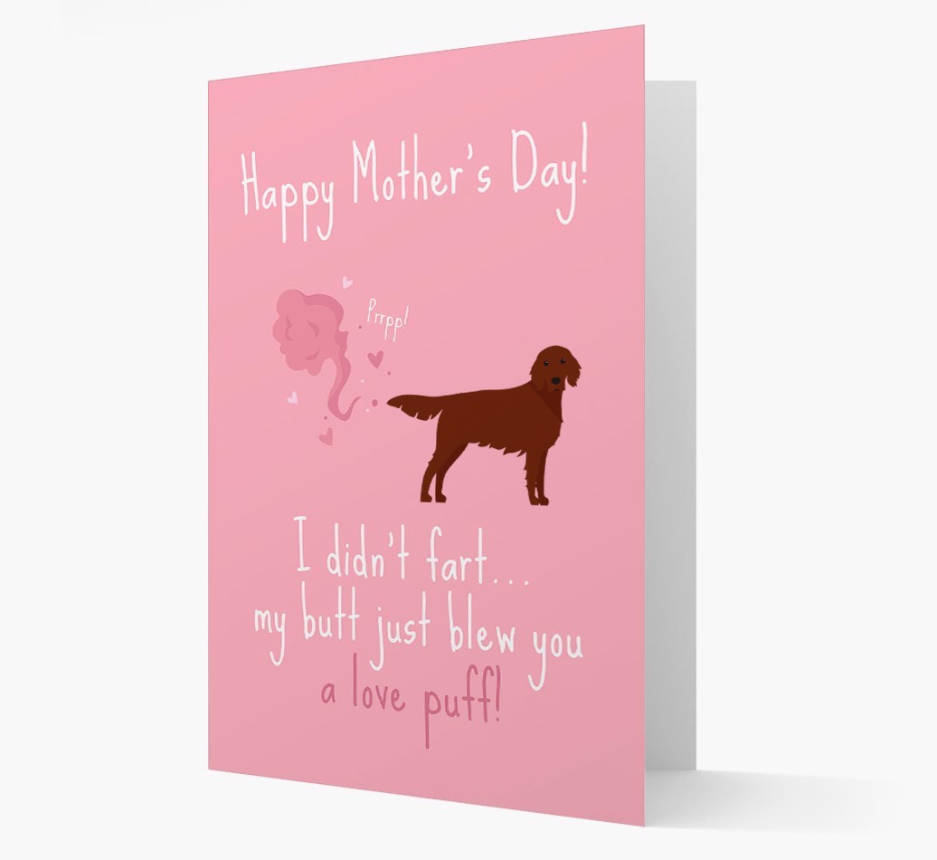 'Love Puff' - Personalised {breedFullName} Card