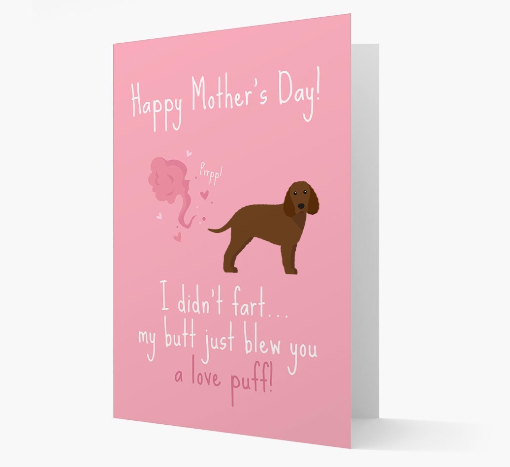 'Love Puff' - Personalised {breedFullName} Card