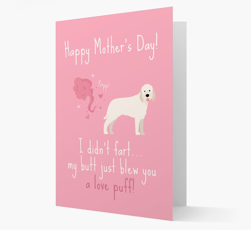 'Love Puff' - Personalised {breedFullName} Card
