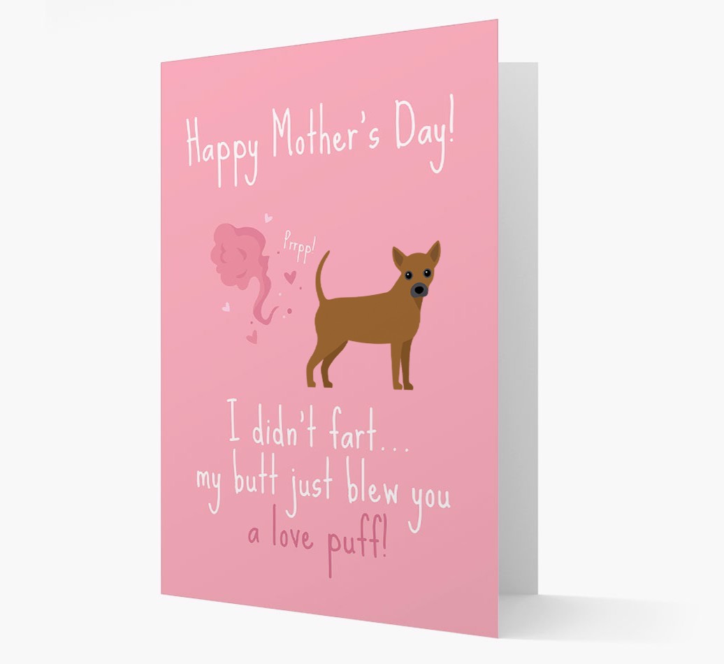 'Love Puff' - Personalised {breedFullName} Card