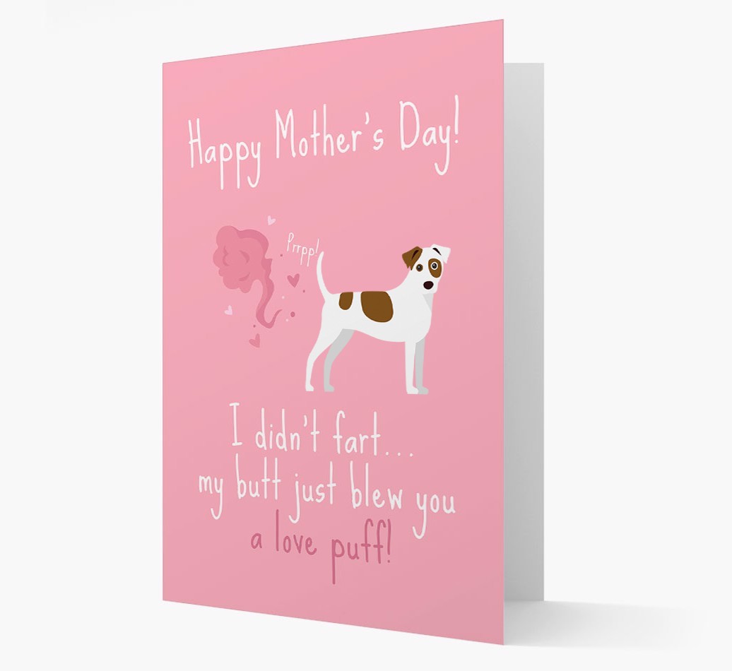 'Love Puff' - Personalised {breedFullName} Card