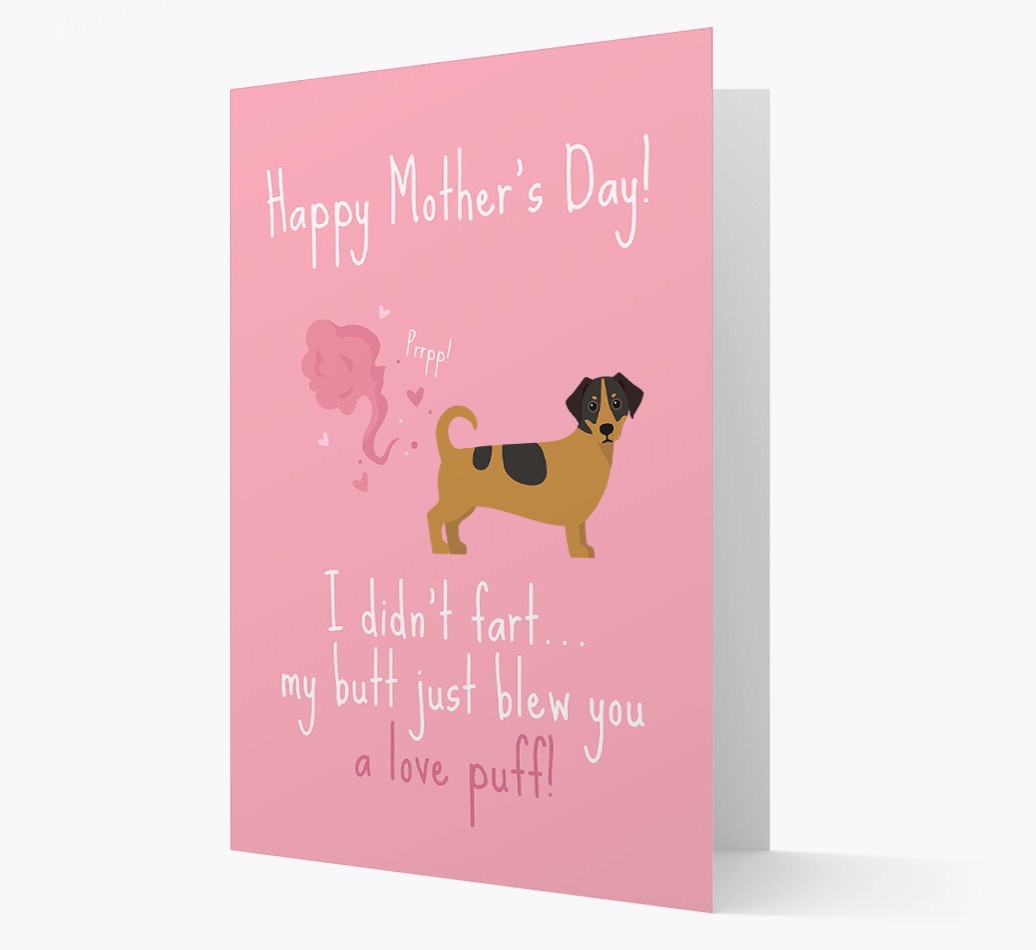 'Love Puff' - Personalised {breedFullName} Card