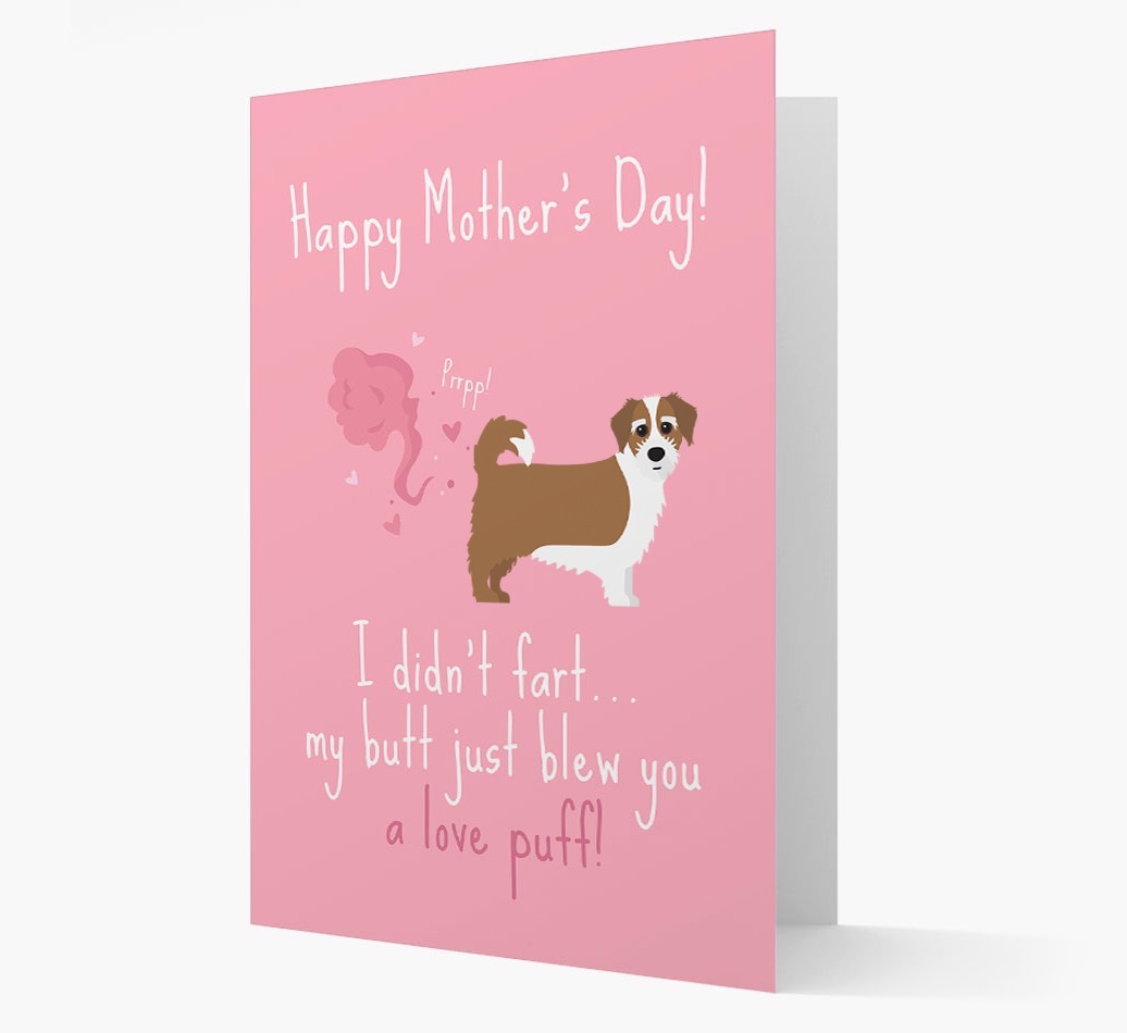 'Love Puff' - Personalized {breedFullName} Card