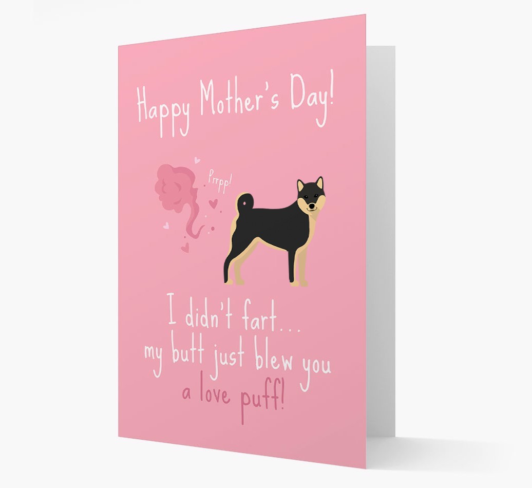 'Love Puff' - Personalized {breedFullName} Card