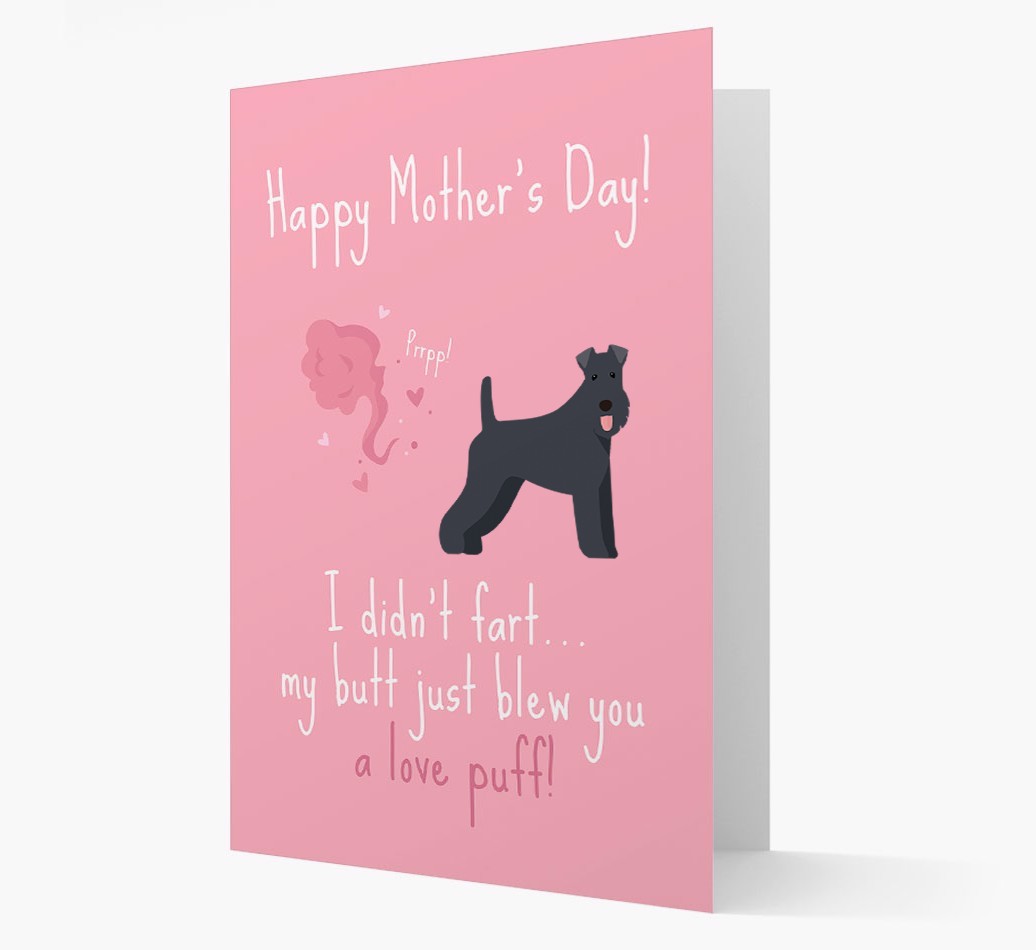 'Love Puff' - Personalised {breedFullName} Card