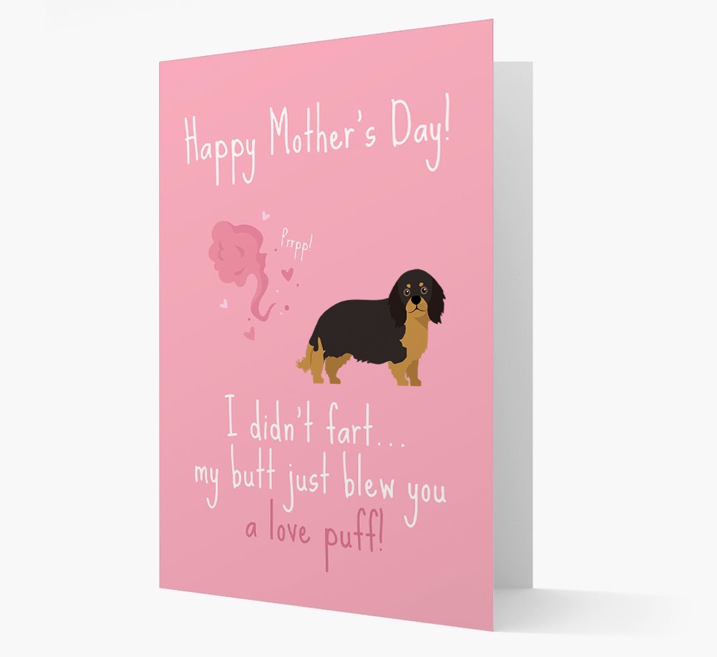 'Love Puff' - Personalised {breedFullName} Card