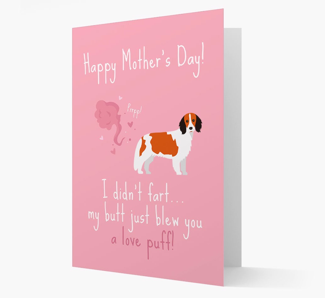 'Love Puff' - Personalised {breedFullName} Card