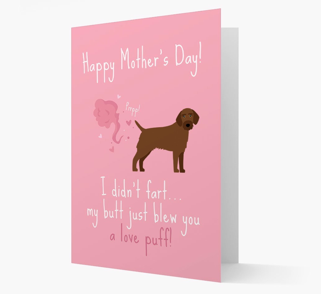 'Love Puff' - Personalised {breedFullName} Card
