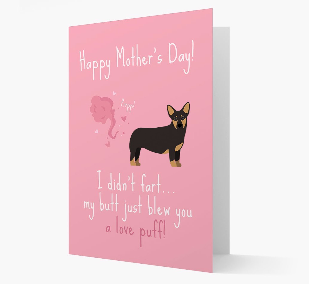 'Love Puff' - Personalised {breedFullName} Card