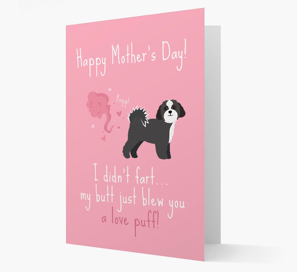 'Love Puff' - Personalised {breedFullName} Card