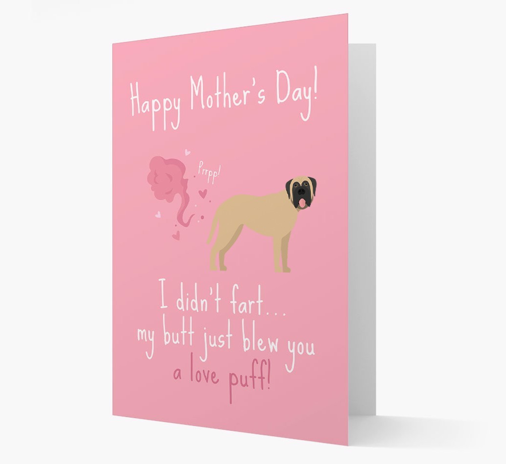 'Love Puff' - Personalised {breedFullName} Card