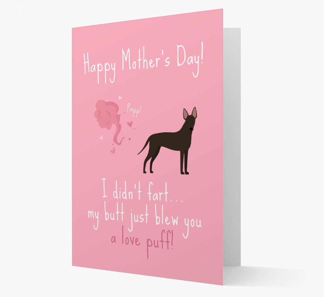 'Love Puff' - Personalised {breedFullName} Card