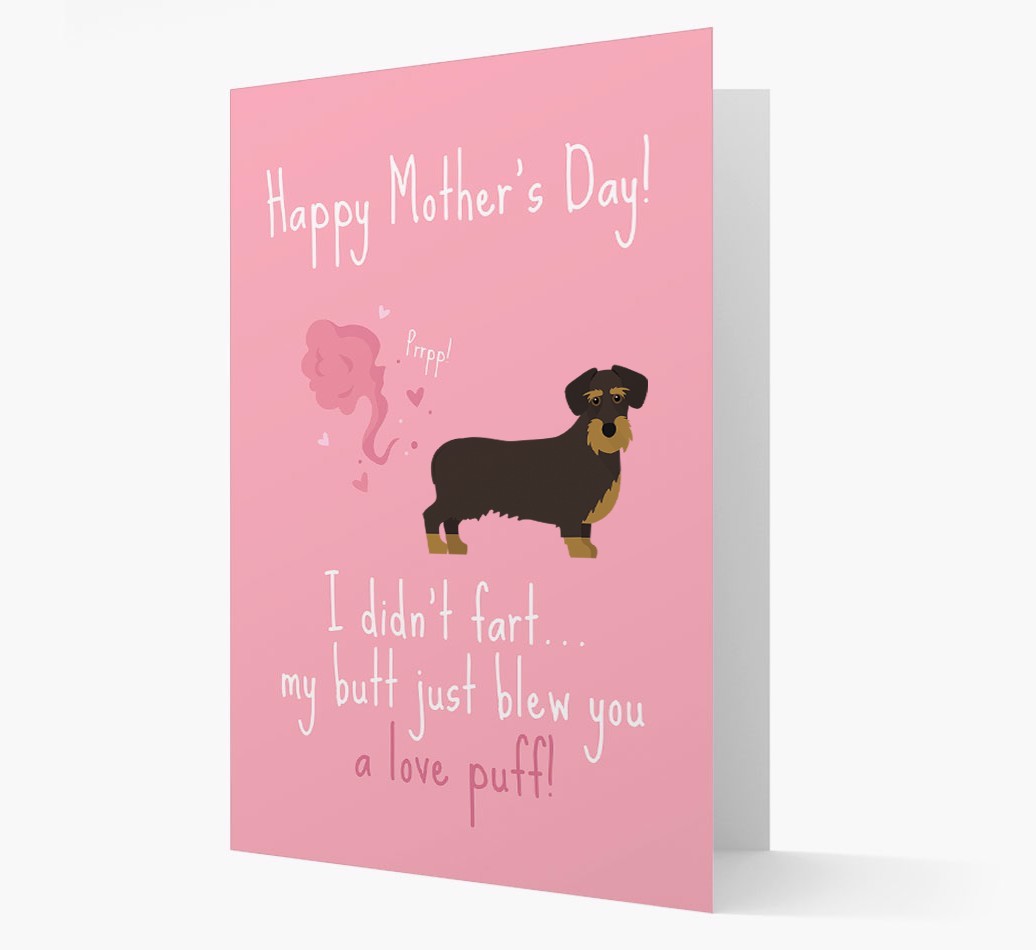 'Love Puff' - Personalised {breedFullName} Card