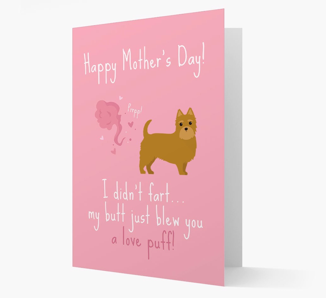 'Love Puff' - Personalised {breedFullName} Card