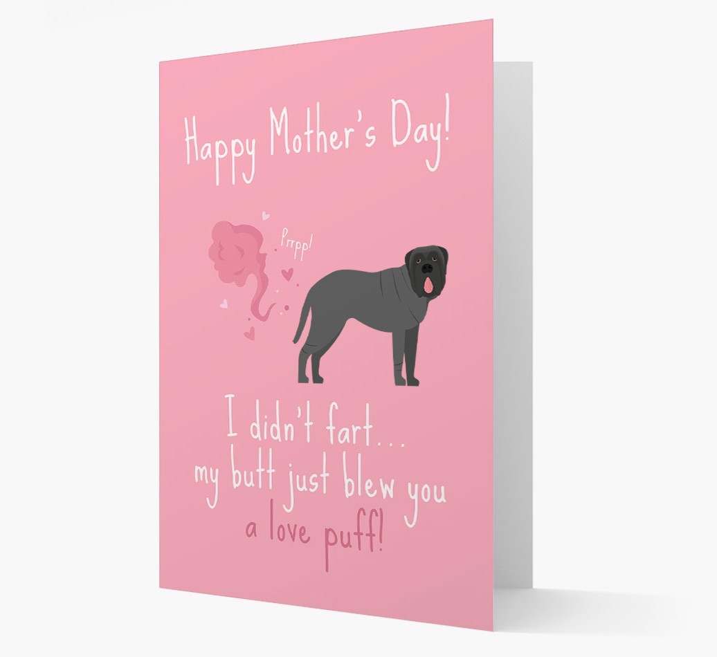 'Love Puff' - Personalised {breedFullName} Card